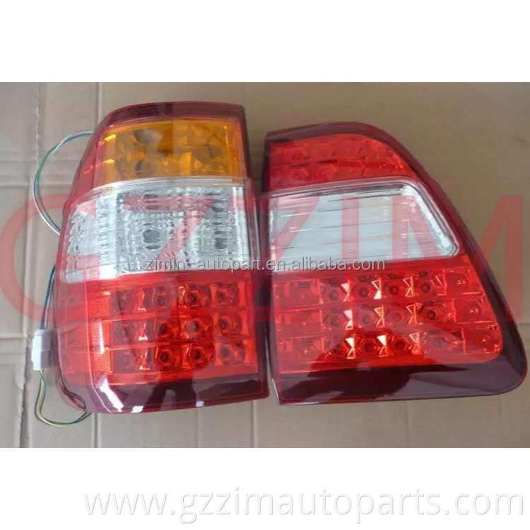 car abs plastic light tail lamp led modified smoke rear light for fj100 2005 - 2006